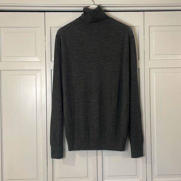 Bartolini made in Italy Merino Wool blend turtleneck sweater XL - Picture 5 of 9